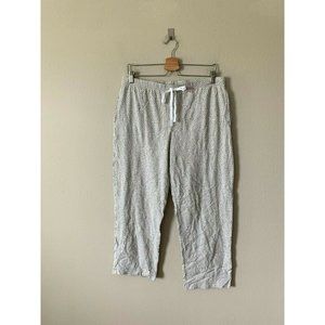 NWT! Charter Club Sz L Everyday Cotton Knit Pajama Pants w/ Pockets